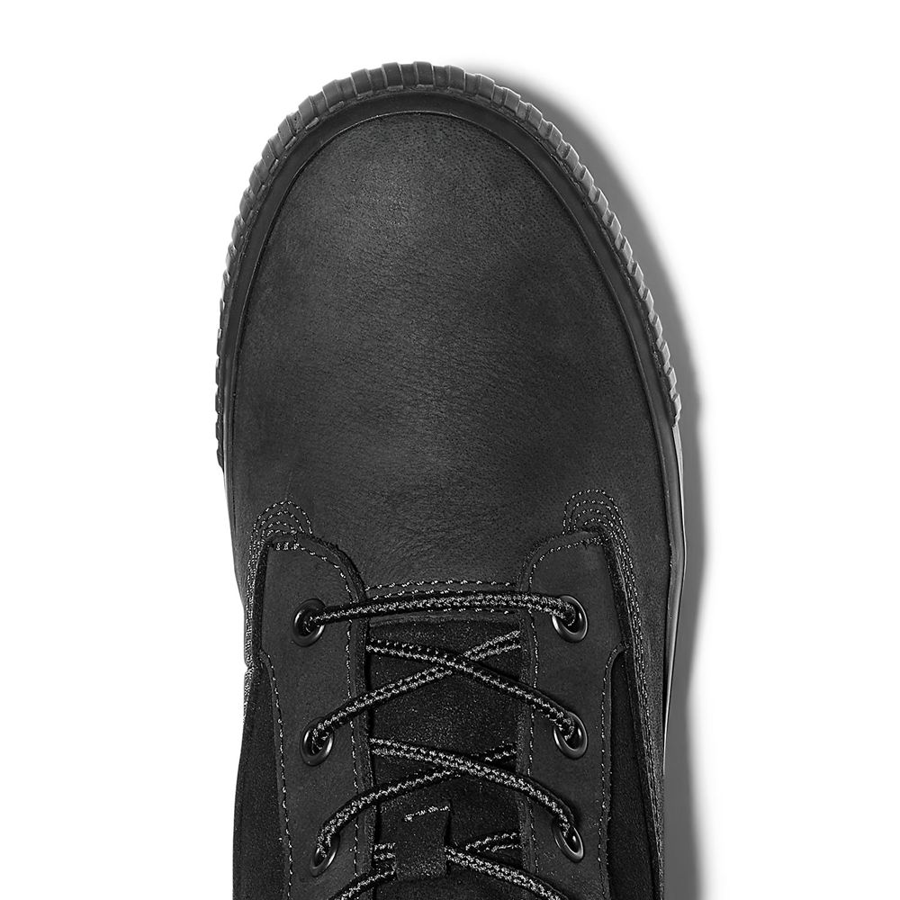 Bota Neve Feminino - Timberland Skyla Bay Fleece Fold-Down - VGBFK2891 - Pretas